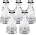 5Pcs Pressure Washer Garden Hose Adapter, Pressure Washer Water Filter Pressure Washer Inlet Filter Replacement Accessories and Parts Quick Connect Garden Hose to Power Pressure Washer Adapter